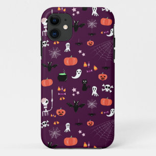 Cute Creepy Halloween Art iPhone 11 Case