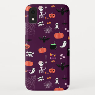 Cute Creepy Halloween Art iPhone XR Case