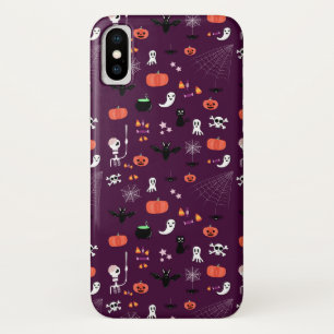 Cute Creepy Halloween Art iPhone X Case
