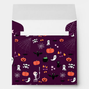 Cute Creepy Halloween Art Envelope