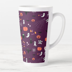 Cute Creepy Halloween Art Latte Mug
