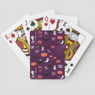 Cute Creepy Halloween Art Playing Cards