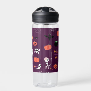 Cute Creepy Halloween Art Water Bottle