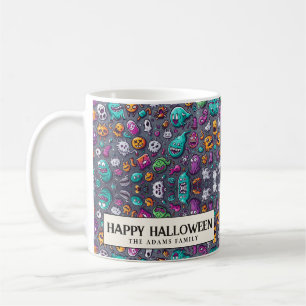 Cute Creepy Little Monsters Halloween Coffee Mug