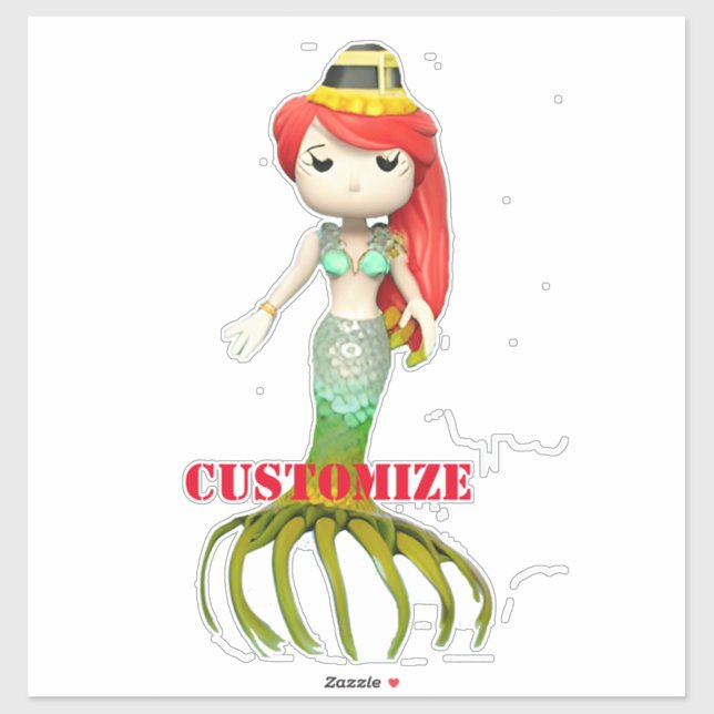 Cute Creepy Mermaid Witch Thunder_Cove  (Sheet)