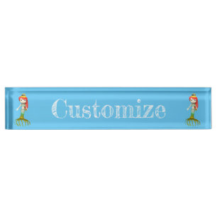 Cute Creepy Mermaid Witch Thunder_Cove  Nameplate