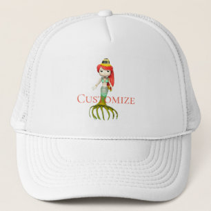 Cute Creepy Mermaid Witch Thunder_Cove Trucker Hat