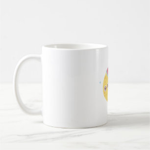 Cute Crescent Moon Says Good Night Coffee Mug