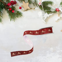 Cute Crimson Unicorn Christmas Girl Gift Red