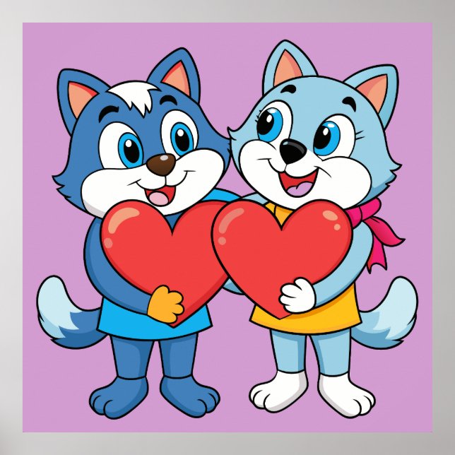 Cute Critter Couples Poster (Front)