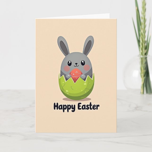 Cute Critter Festive Greeting Card (Front)