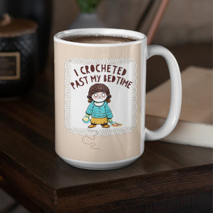 Cute Crochet doll, Funny Crochet Coffee Mug