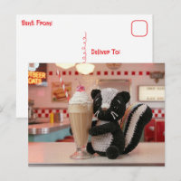 Cute Crocheted Skunk | Keeping in Touch