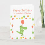 Cute Crocodile Animal Great Grandson Kids Birthday Card<br><div class="desc">Cute Crocodile Fun Animal Children Kids Birthday  for your Great Grandson for the animal,  nature or wildlife fan. Gender neutral 
 cute animal.  Crocodile Fun Animal 



 







  



 



 



 



 


com</div>