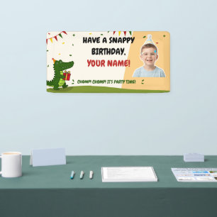 Cute Crocodile Gift Banner