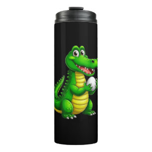 Cute Crocodile Tumbler – Green Alligator Animal De