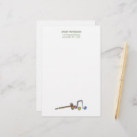 Cute Croquet Hand-Drawn Mallets Preppy Boho Chic