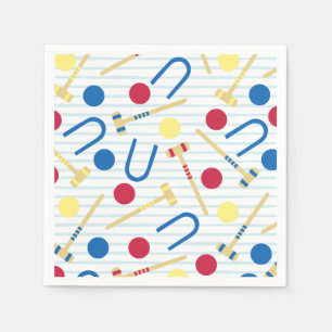 Cute Croquet Paper Napkins