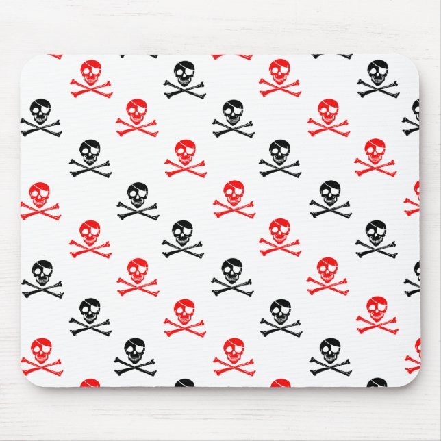Cute Crossed Bones Mouse Pad (Front)