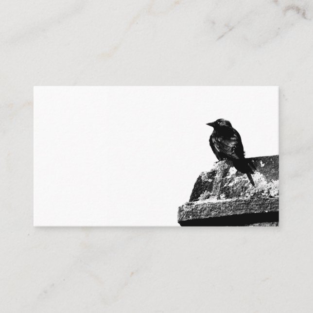 Cute Crow Business Card (Front)