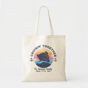Cute Cruising together Yellow & Blue PERSONALIZE Tote Bag