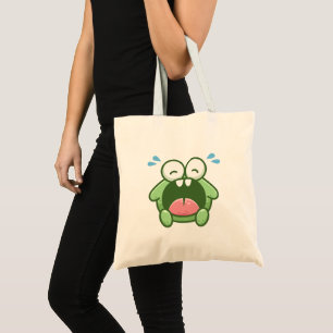 Cute Cry Frog Tote Bag