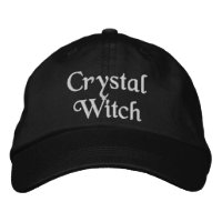 Cute Crystal Witch Quote Beige Black