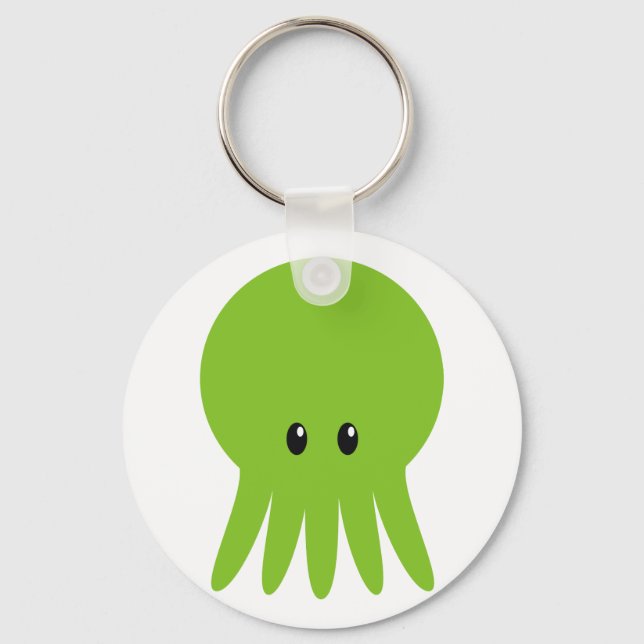 Cute Cthulhu Key Ring (Front)