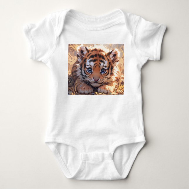 Cute Cub Baby Bodysuit (Front)