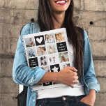Cute Cube Personalised Photo Collage Keepsake Planner<br><div class="desc">Your personalised planner features an unforgettable design that's tailored to you, with blocks that can be changed to any colour. Add up to 15 photos and a simple text template of your choice, and your custom creation is ready. You can give the perfect gift for any occasion - for christmas,...</div>