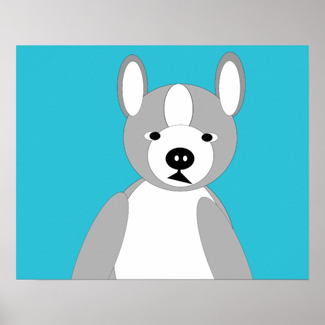 Cute cuddly and Loveable Boston Terriers Poster (Front)