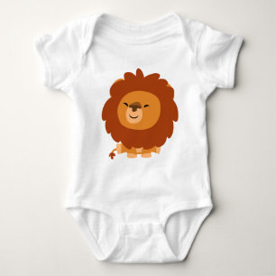 Cute Cuddly Cartoon Lion Baby Apparel Baby Bodysuit