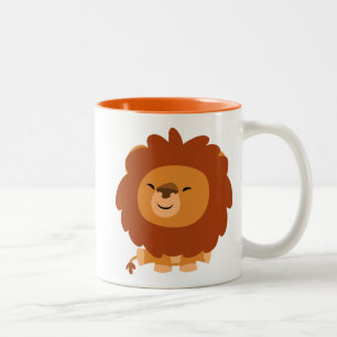 Cute Cuddly Cartoon Lion Mug