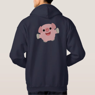 Cute Cuddly Cartoon Pig Hoodie