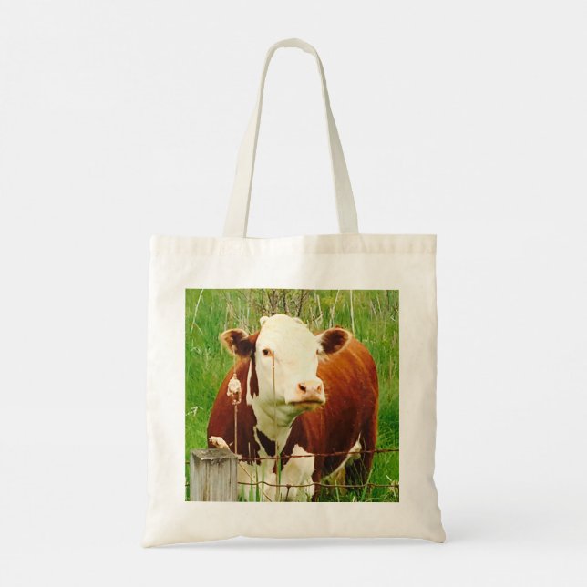 Cute Cuddly Cow 4Caryn Tote Bag (Back)