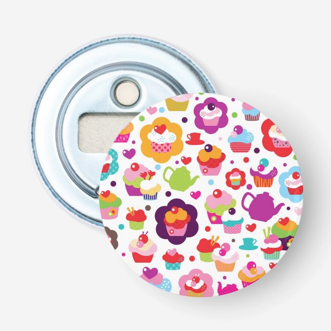 Cute cup cake and tea pot bottle opener (Front)