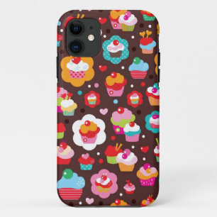 Cute Cup Cake Pattern iPhone 11 Case