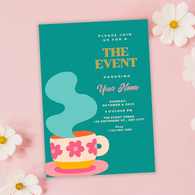 Cute cup  invitation (Creator Uploaded)