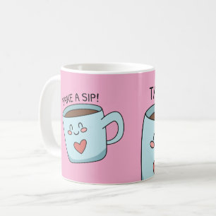 Cute cup love drawing