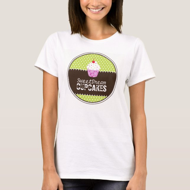 Cute Cupcake Bakery T-Shirt (Front)