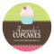 Cute Cupcake Box or Jar Stickers