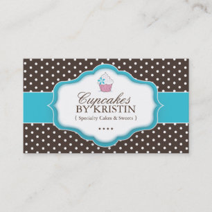 Cute Cupcake Business Card