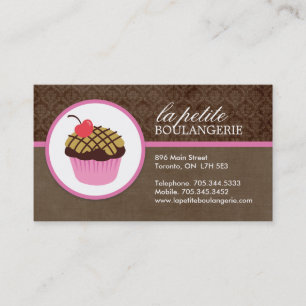 Cute Cupcake Business Cards