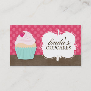 Cute Cupcake Business Cards