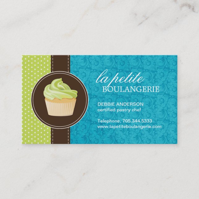 Cute Cupcake Business Cards (Front)