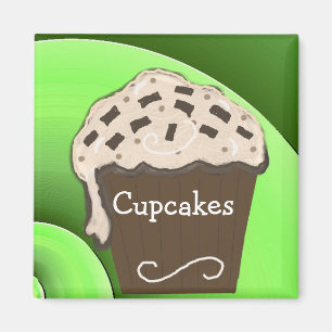 Cute Cupcake Design Magnet