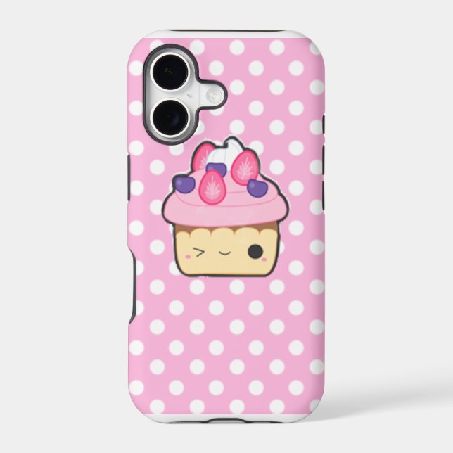 Cute cupcake Iphone case (Back)