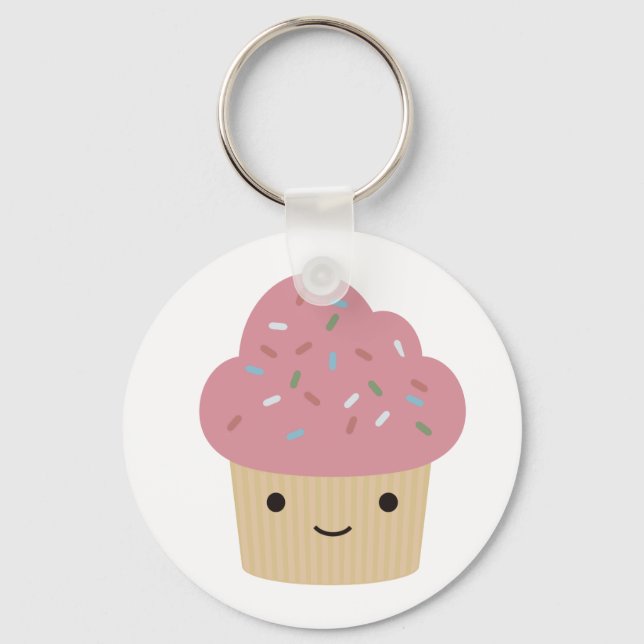 cute cupcake key ring (Front)
