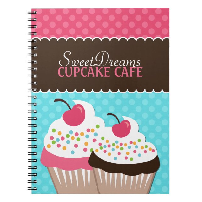 Cute Cupcake Note Book (Front)