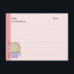 Cute Cupcake Recipe Cards<br><div class="desc">Cute Recipe Cards! Big cards and Double sided for more room to write! Sweet designs and light lines to keep everything straight.</div>
